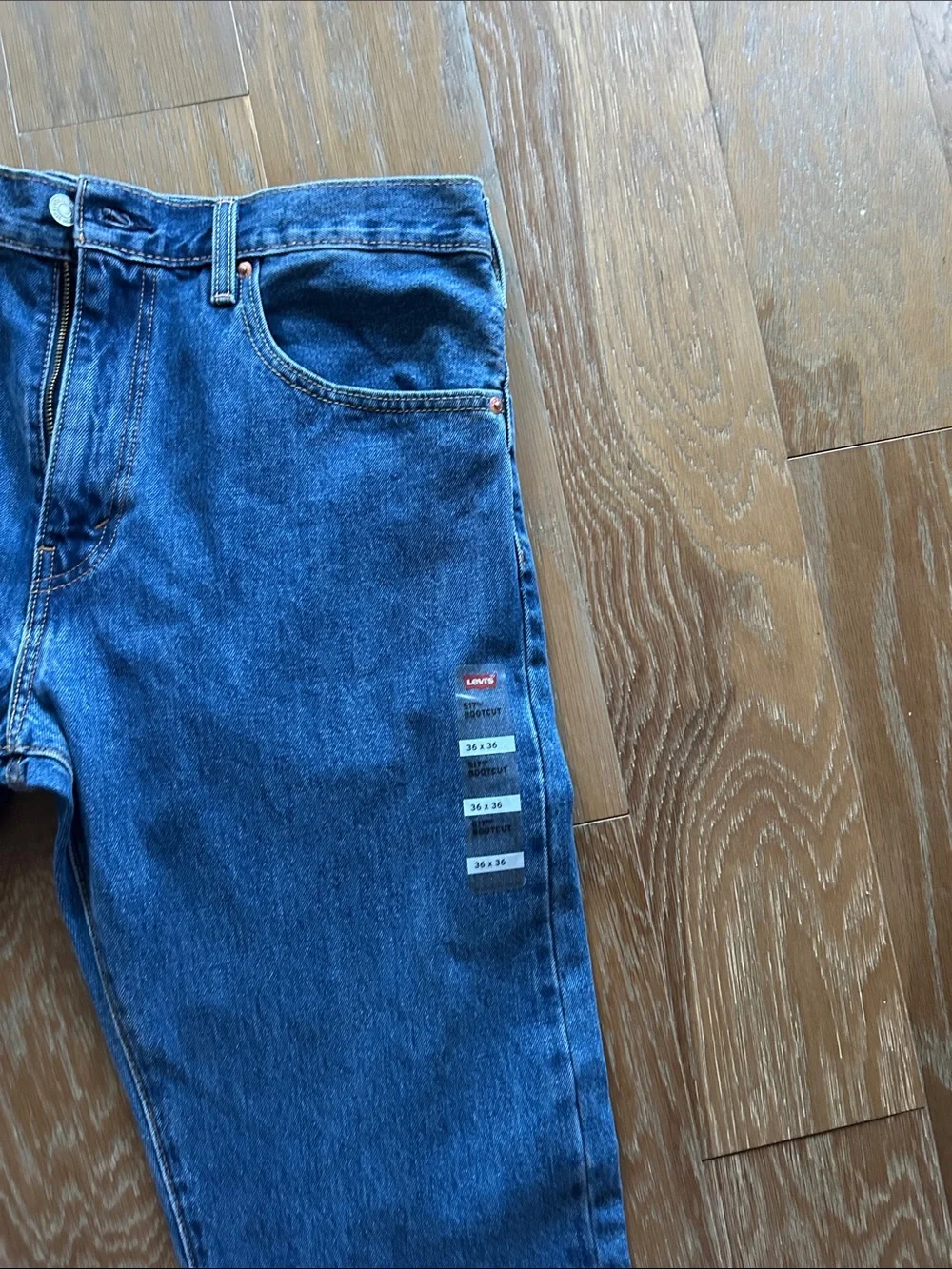 Levi's Men's Straight Jeans in Blue Denim